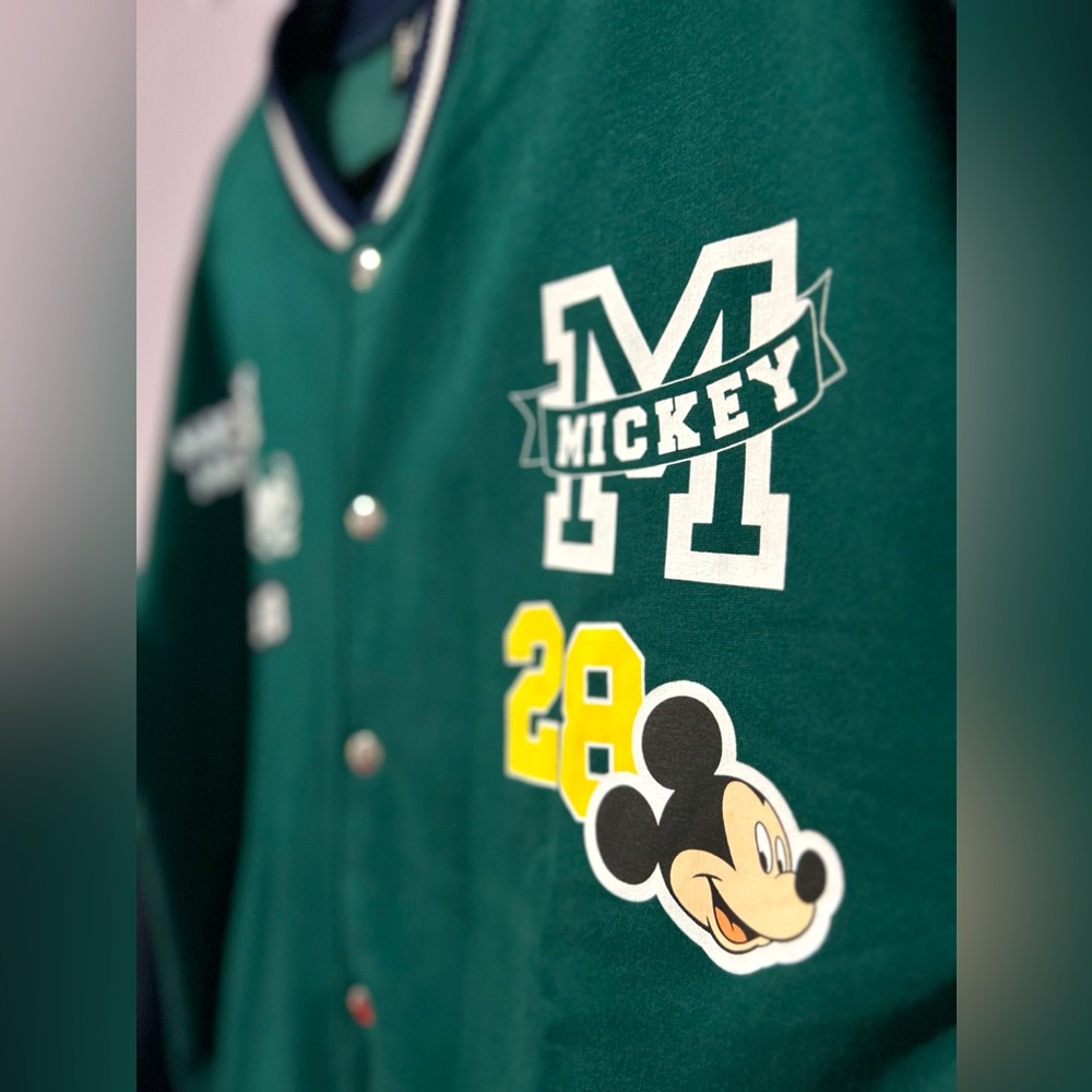 Printed Baseball Jacket (Mickey Mouse )
